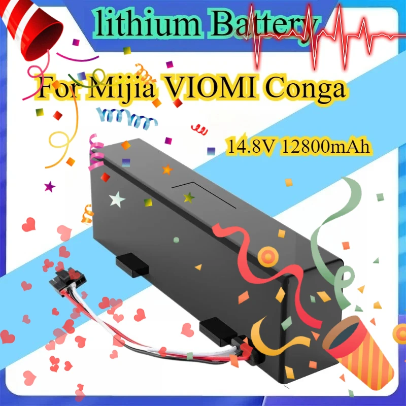 

Аккумуляторная батарея для робота-пылесоса VIOMI V2 Pro VRVCLMB21B MVVC01-JG, 14.8В, 12800мАч