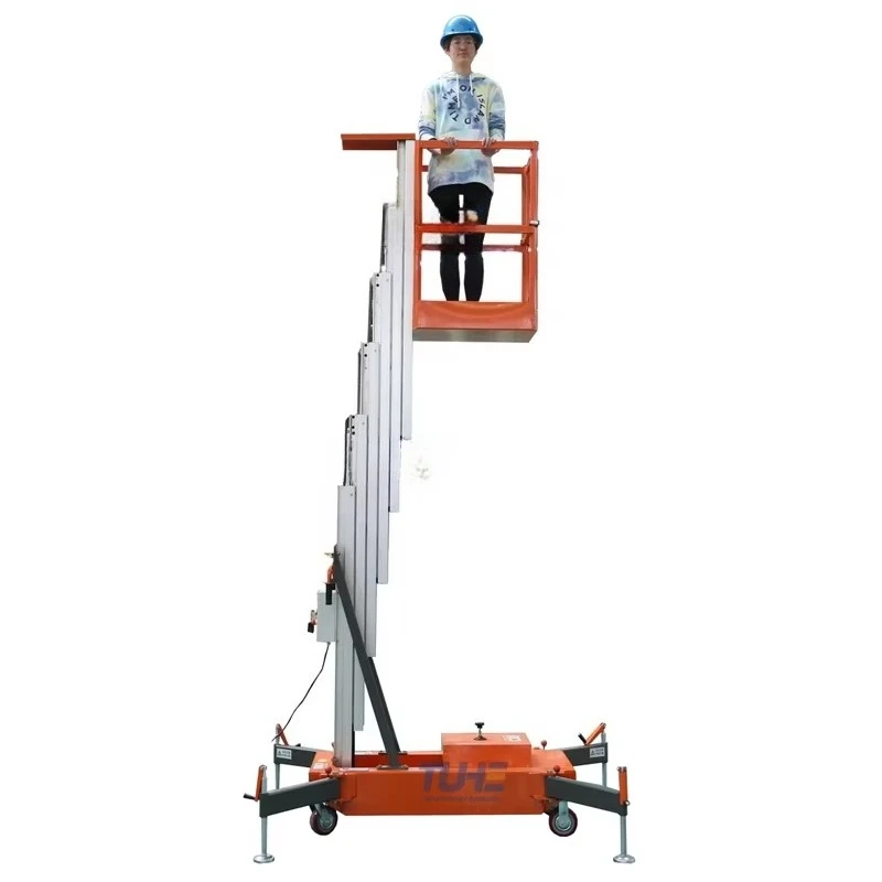 Maximum Lifting Height of 10m Electric Aluminum Alloy Lift Platform for Warehouse and Industrial Use Heavy-Duty