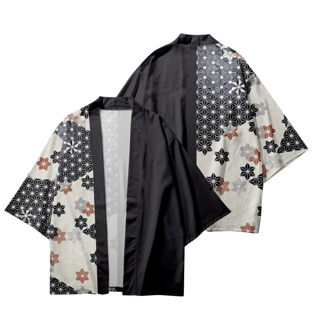 여름 일본 전통 의상 일본 기모노 여성 패션 루즈핏 기모노 고품질 캐주얼 편안한 루즈핏 기모노 프린트
