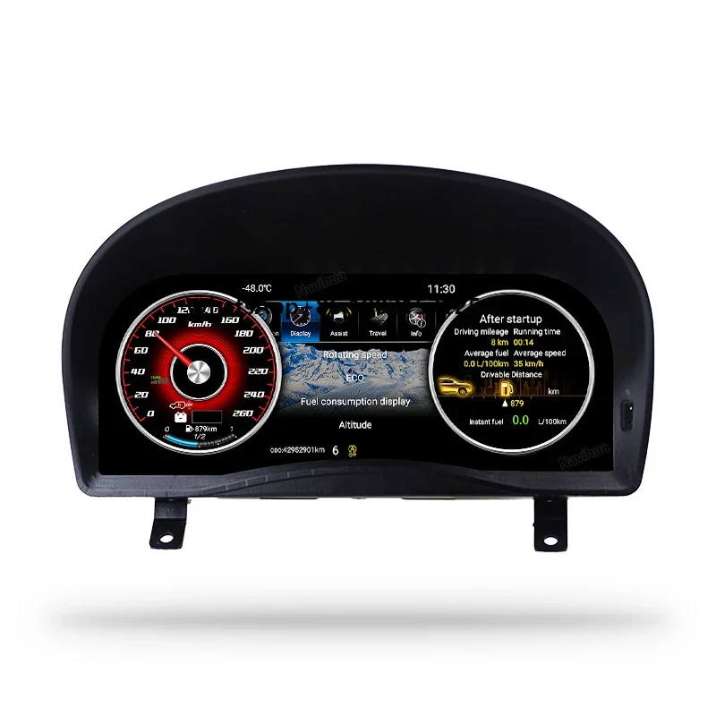 

NaviHua Android Upgrades Car LCD Instrument Cluster Digital Speedometers Dashboard for 20 Serie Vellfire for Alphard 2008