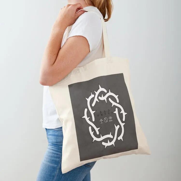 

Bad Omens Crown of Thorns Tote Bag personalized tote Customizable tote bag cloth bag woman reusable shopping