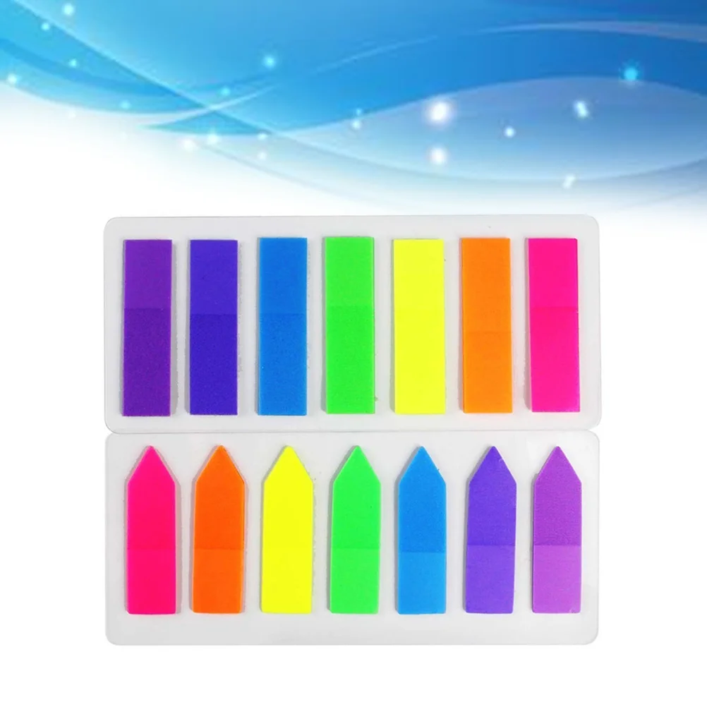 10 шт., самоклеящиеся этикетки в форме стрелки, прозрачные маркеры страниц для закладок, вкладки для чтения, индексирующие диаграммы