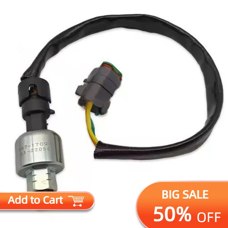 

Suitable for CAT 775B 775E 773D 769D 775D 3116 3126 Truck Pressure Switch Sensor Excavator Parts Cat 167-1709 1671709