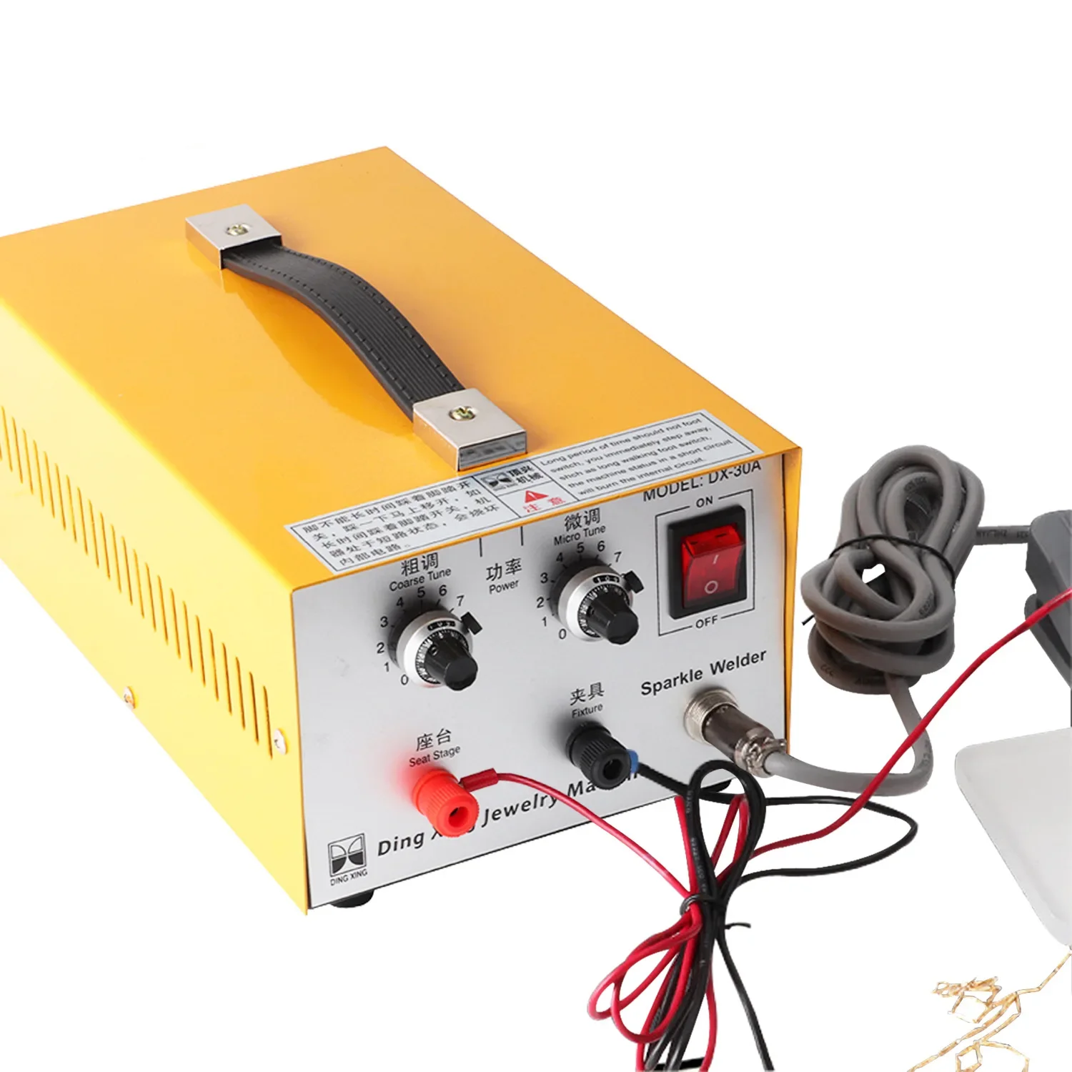 30A Jewelry Spot Welding Machine Dual-purpose Small Necklace Ring Welding Machine Gold and Silver Touch Welding Handheld Pulse W