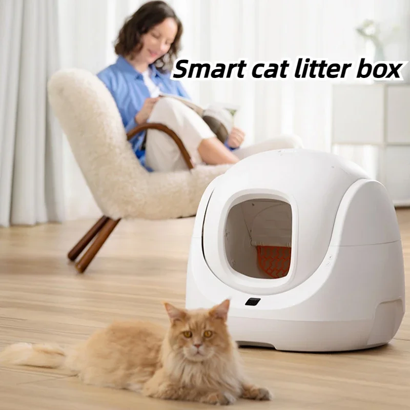 

Catlink Smart Cat Litter Box Large Fully Enclosed Cat Potty Pet Supplies Automatic Cat Toilet Bedpans Accessories Supplies