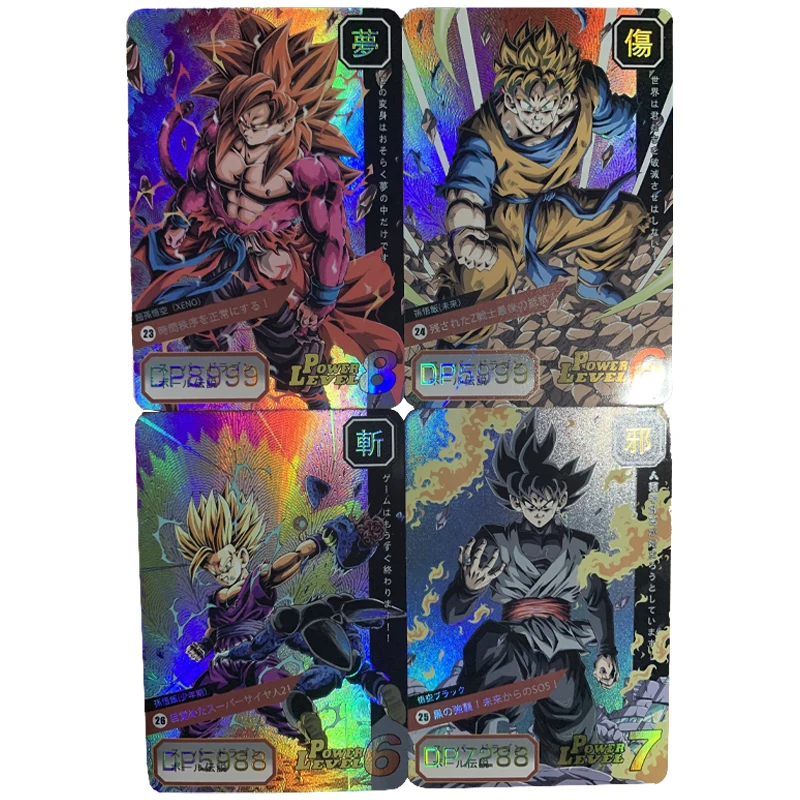 

9pcs/set Dragon Ball Z Super Saiyan Heroes Battle Card Ultra Instinct Goku Gohan Vegeta Game Collection Cards