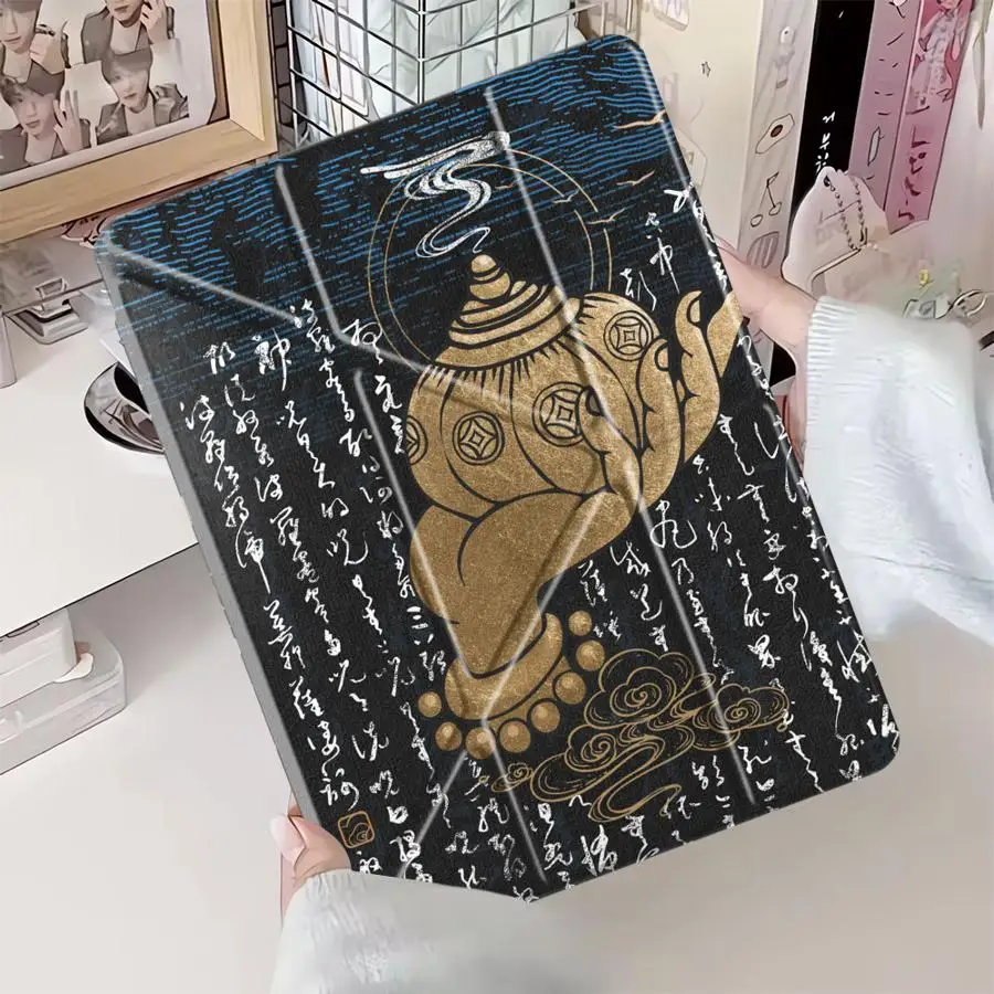 

National Style Pattern Design Holder Cover Tablet Case For iPad Pro 2025 Air 4 5 M3 M2 1 2 M4 11inch Mini 6 7 Pro 11th 10th 9th