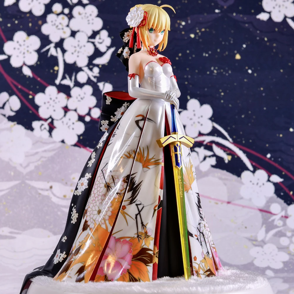 

25 см Altria Pendragon аниме Fate Stay Night фигурка анимационная модель игрушки коллекция подарков украшения кимоно ПВХ