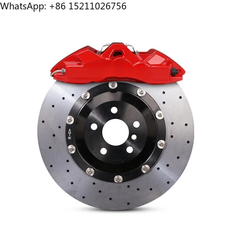 Custom Size Front Rear Carbon Ceramic Brake Disc 380MM Ceramic Rotor with 6/4 Pot Brake Caliper for Audi Q5 RSQ5 8R FY 2009-2017