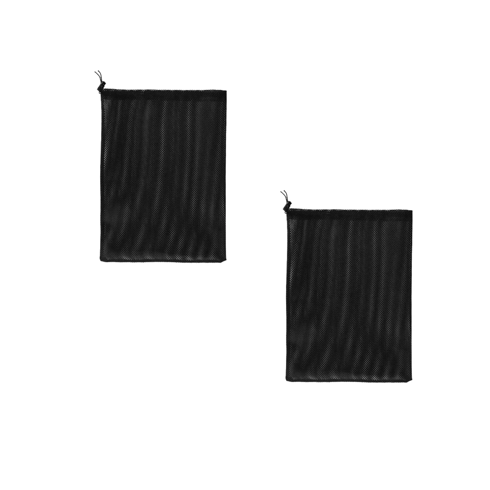 2pcs Pump Filter Bag for Fish Tank Aquarium Double Screen Mesh Bag Water Filtration Storage Garden Fountain