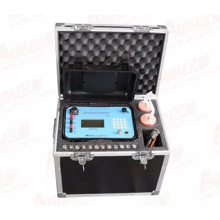 High Sensitive Cheapest ADMT-6B Multi-Functional Digital DC IP Polarization Detector & Resistivity Meter /mineral Water Detector