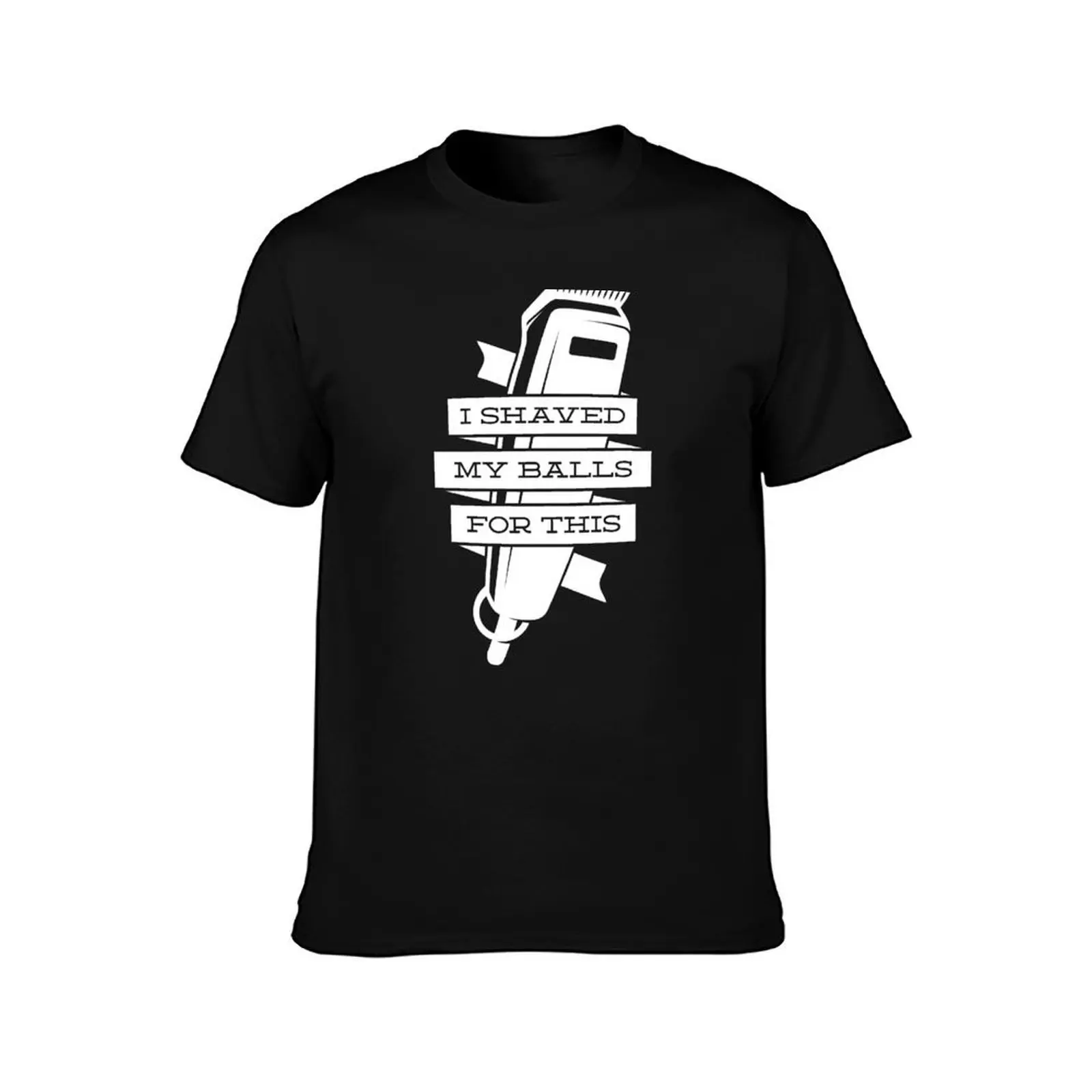 I SHAVED MY BALLS FOR THIS T-Shirt Basic All Season Solid T-Shirt