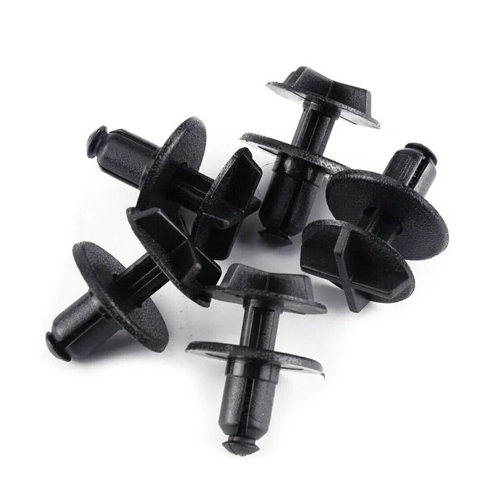 20PCS Auto Fastener Clip Car Screw Turn Clip Engine Replacement For Jaguar Retaining Clip XJ XF Black Plastic Retainer