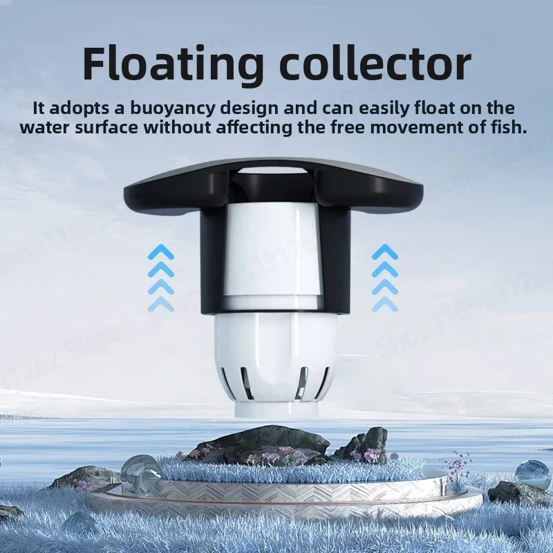Koi Fish Pond Leaves Garbage Collection Skimmer Surface Floating Filter Fish Pond Pond