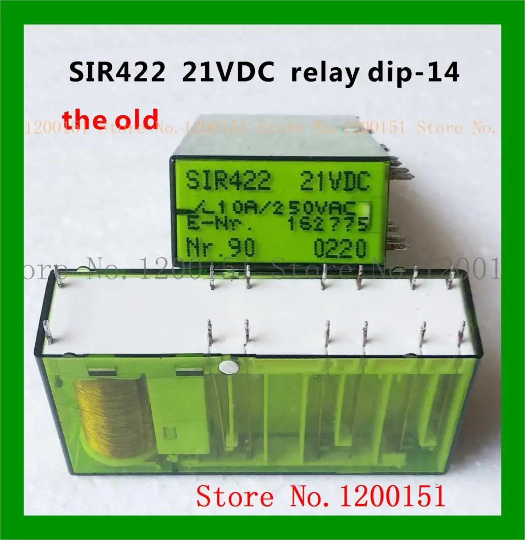 SIR422 SIR422-21VDC 21V SIR422-DC21V relay DIP-14