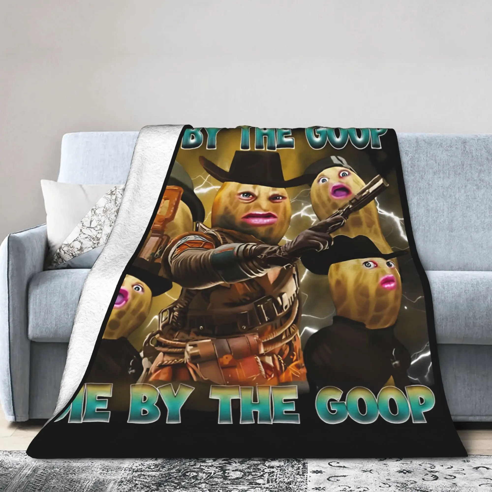 Arc Raiders The Goop Die By The Goop 90s  Blankets Velvet Spring Autumn  Ultra-Soft Throw Blanket for Bedding Travel Quilt