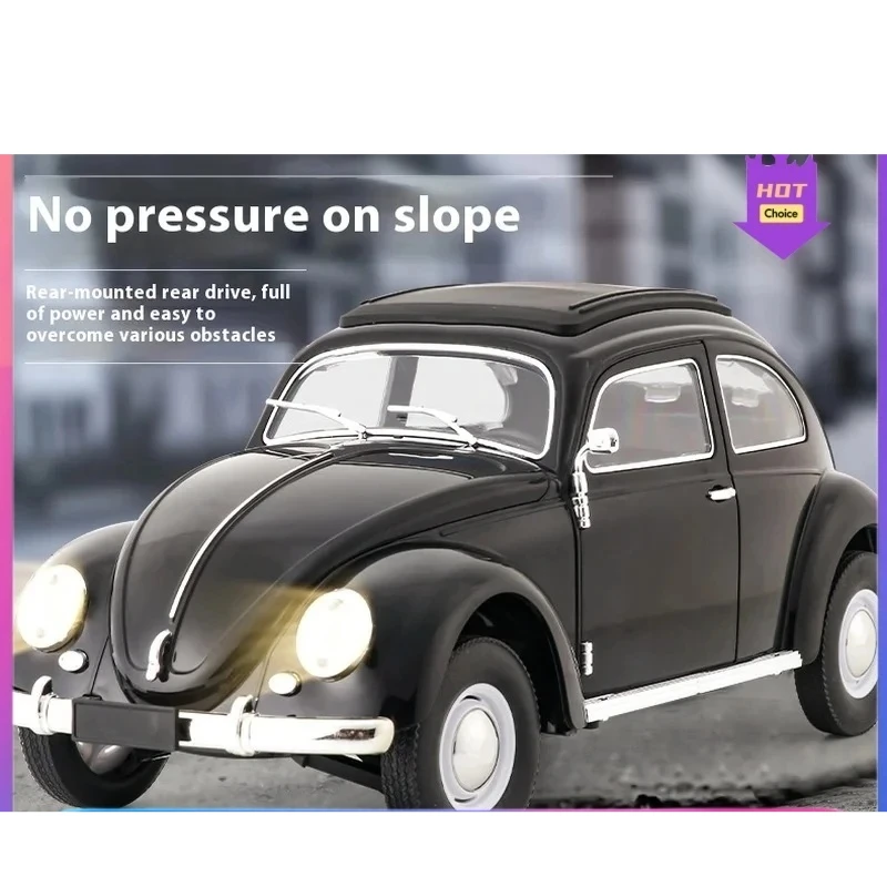 Mini voiture radiocommandée RC CXD, échelle 1:16, simulation d'escalade, drift, télécommande, CÔTÉ cinelle rétro, modèle 1950, nouveauté