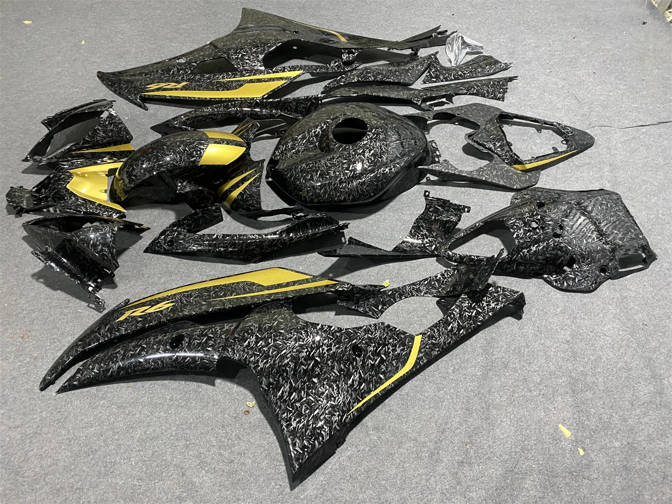 New ABS Fairings Kit Fit for YAMAHA YZF- R6 08 09 10 11 12 13 14 15 16 2008 2009 2010 2011 2012 2013 2014 2015 2016 Carbon fiber