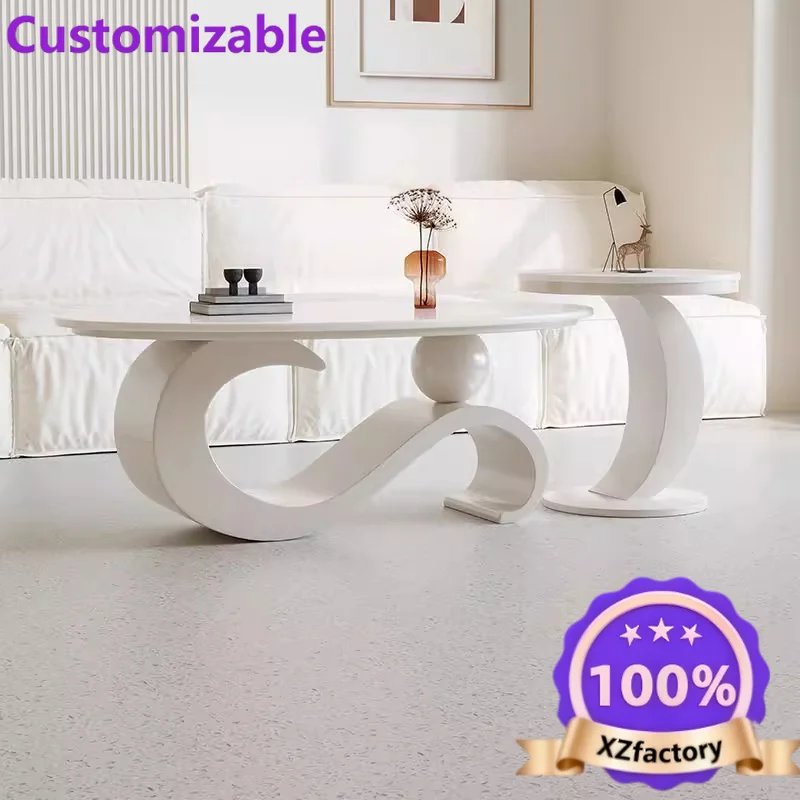 Factory Direct 2026 Top Moderno e semplice divano rotondo da soggiorno, design per la casa, piccolo appartamento, tavolo da tè i