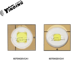 W45VCA1-NP3CD-01 circular chip 41.6W 7000-7500K 6070 cool white flashlight/headlight LED SMD reflow soldering