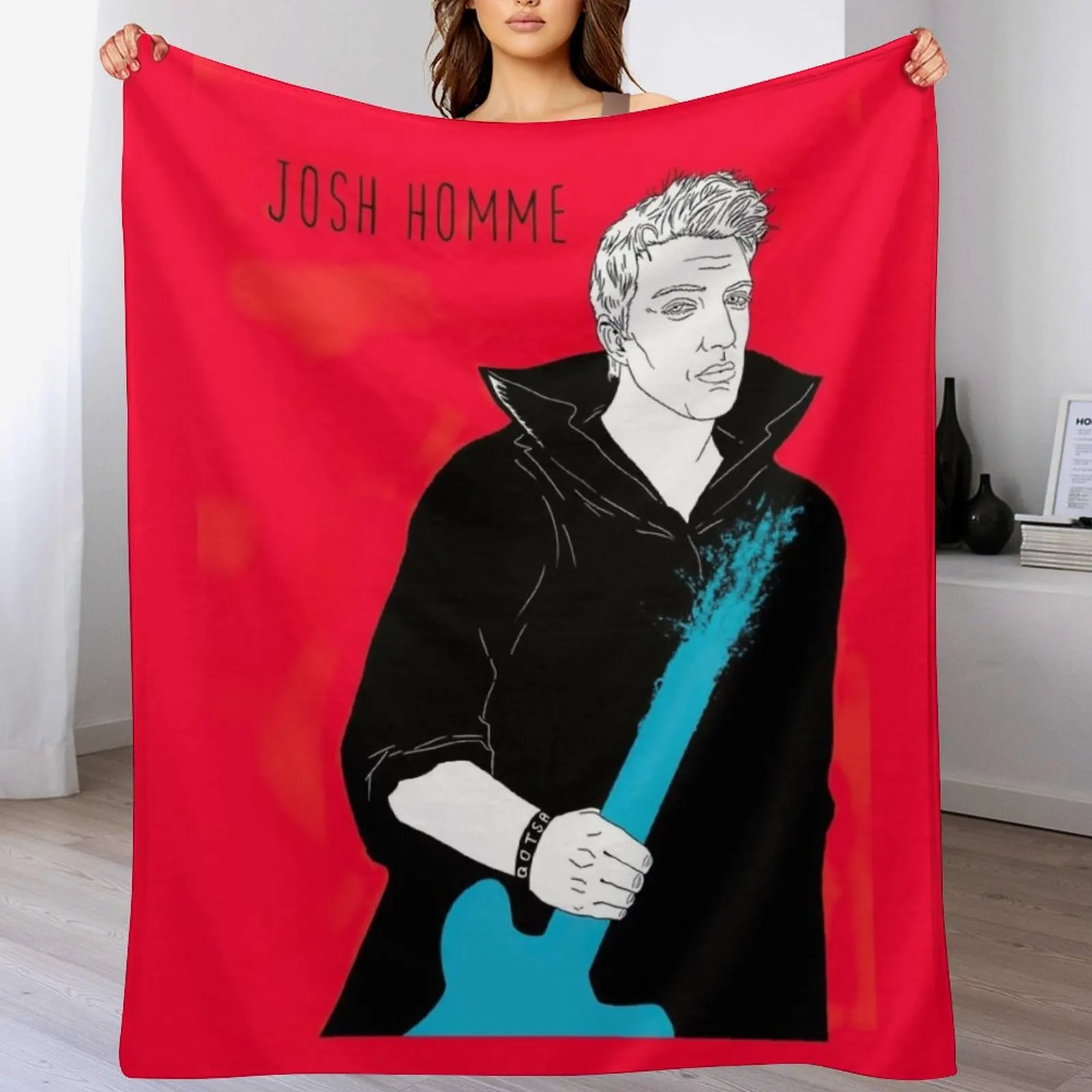 Queens of the stone age T-Shirts a song for the dead Poster qotsa Sticker Throw Blanket Kid'S Blankets