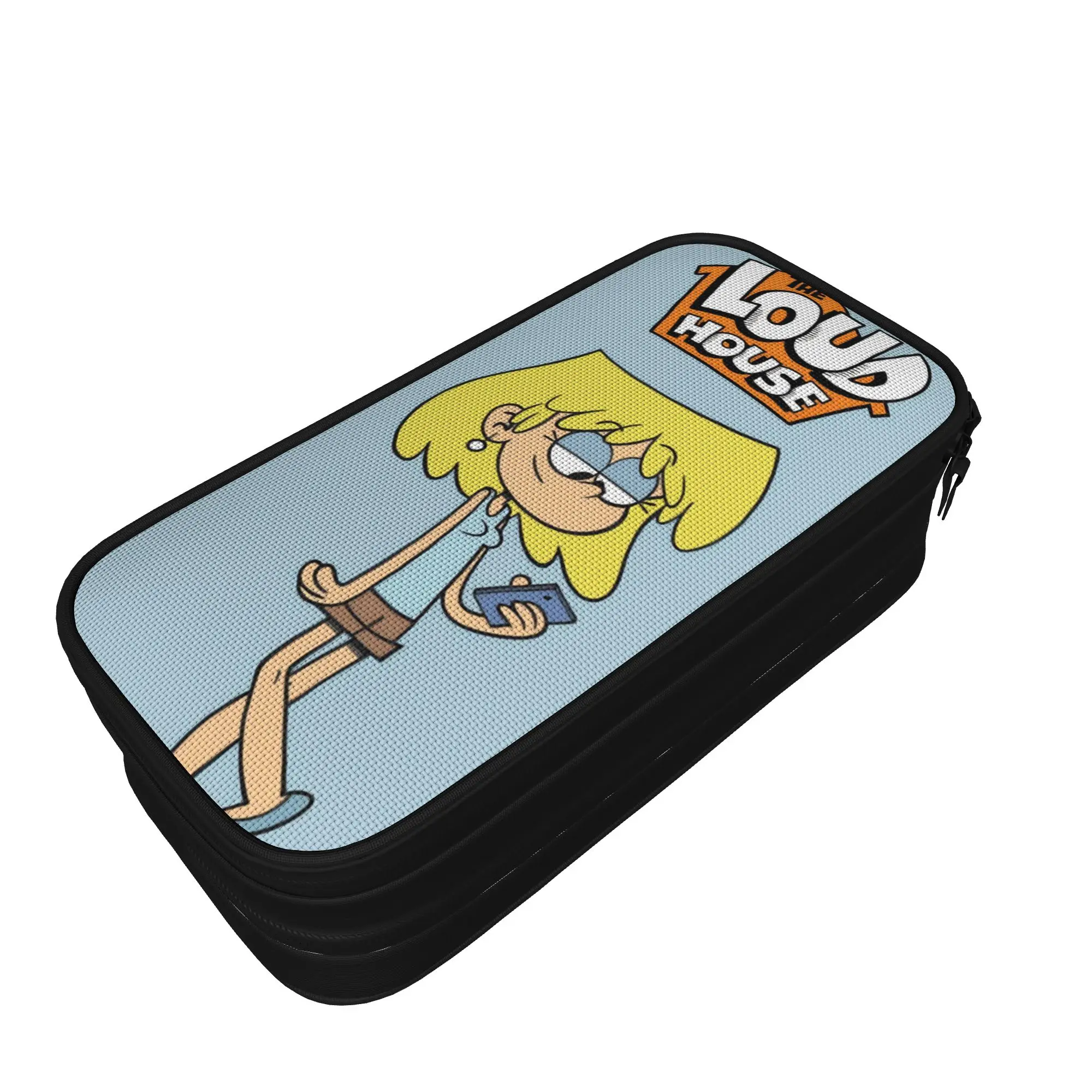 Large Capacity Pencil Case The Louds Houss  School Supplies  Double Layer Pencilcase Women Make Up Bag Birthday Gift
