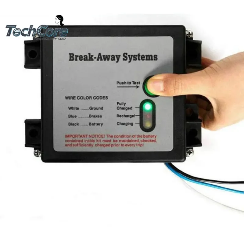Trailer Brake Cable Light Emitting Diode Indicator Trailer Separation Cable RV Trailer Emergency Braking Accessories