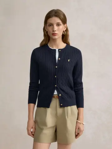 WALK 니트 오픈 가디건 여성용 가을 2025 신상 캐주얼 스트레이트 핏 긴팔 따뜻한 외투 출퇴근용