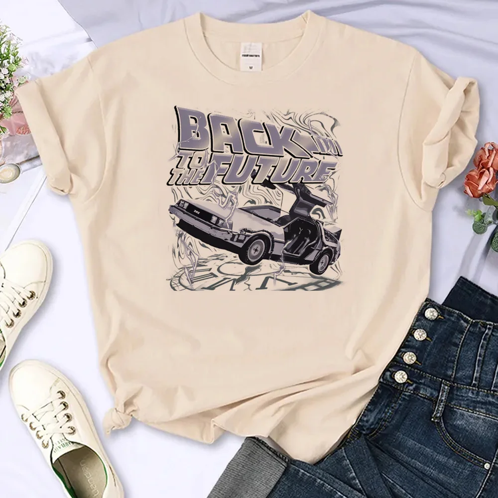 

Back to the Future t shirt women funny Japanese comic t shirt female funny harajuku clothes