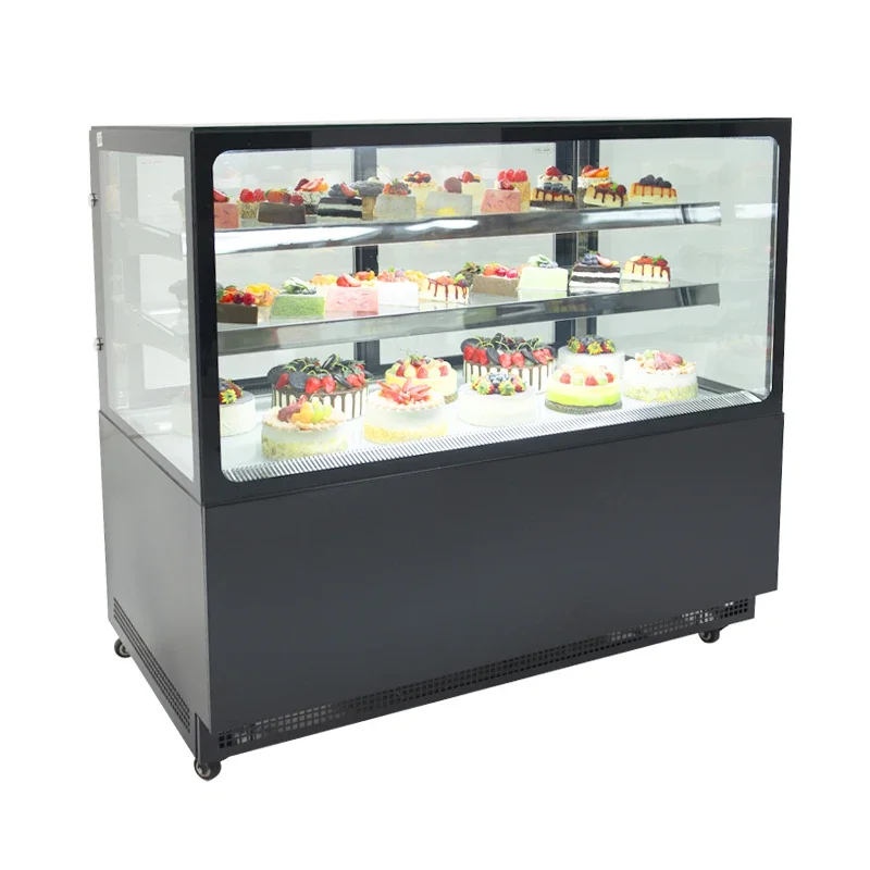 New Style Upright pastry Display Cabinet Cake Showcase refrigerated Cake Display Case