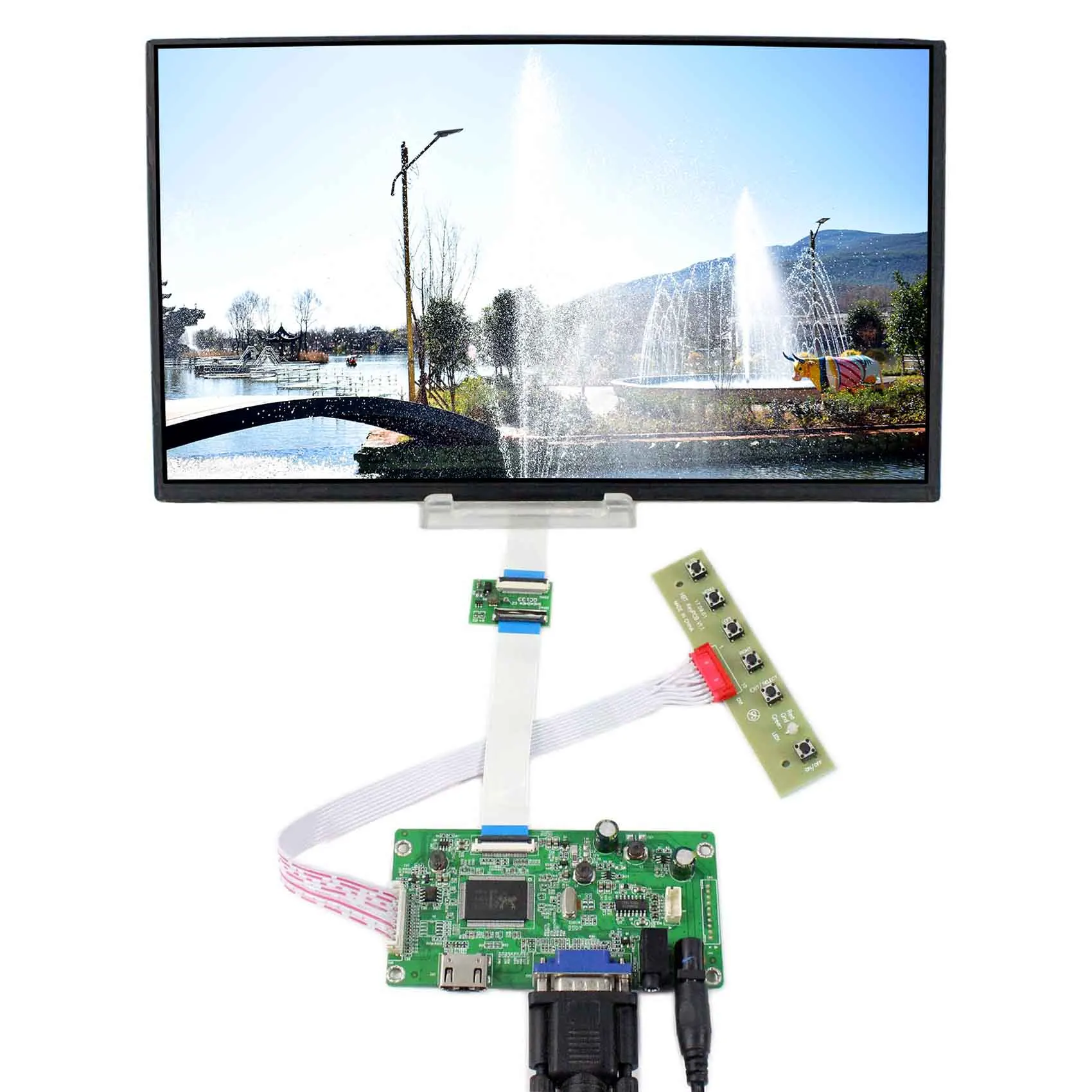 

HD MI VGA LCD Controller Board 13.3 in N133HSE-E21 1920x1080 IPS LCD Panel