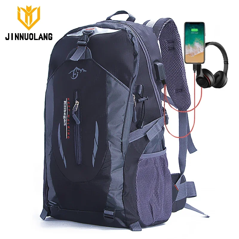 Quality Nylon Waterproof Travel Backpacks Men Climbing Travel Bags Hiking Backpack Outdoor Sport School Bag Men Backpack Female