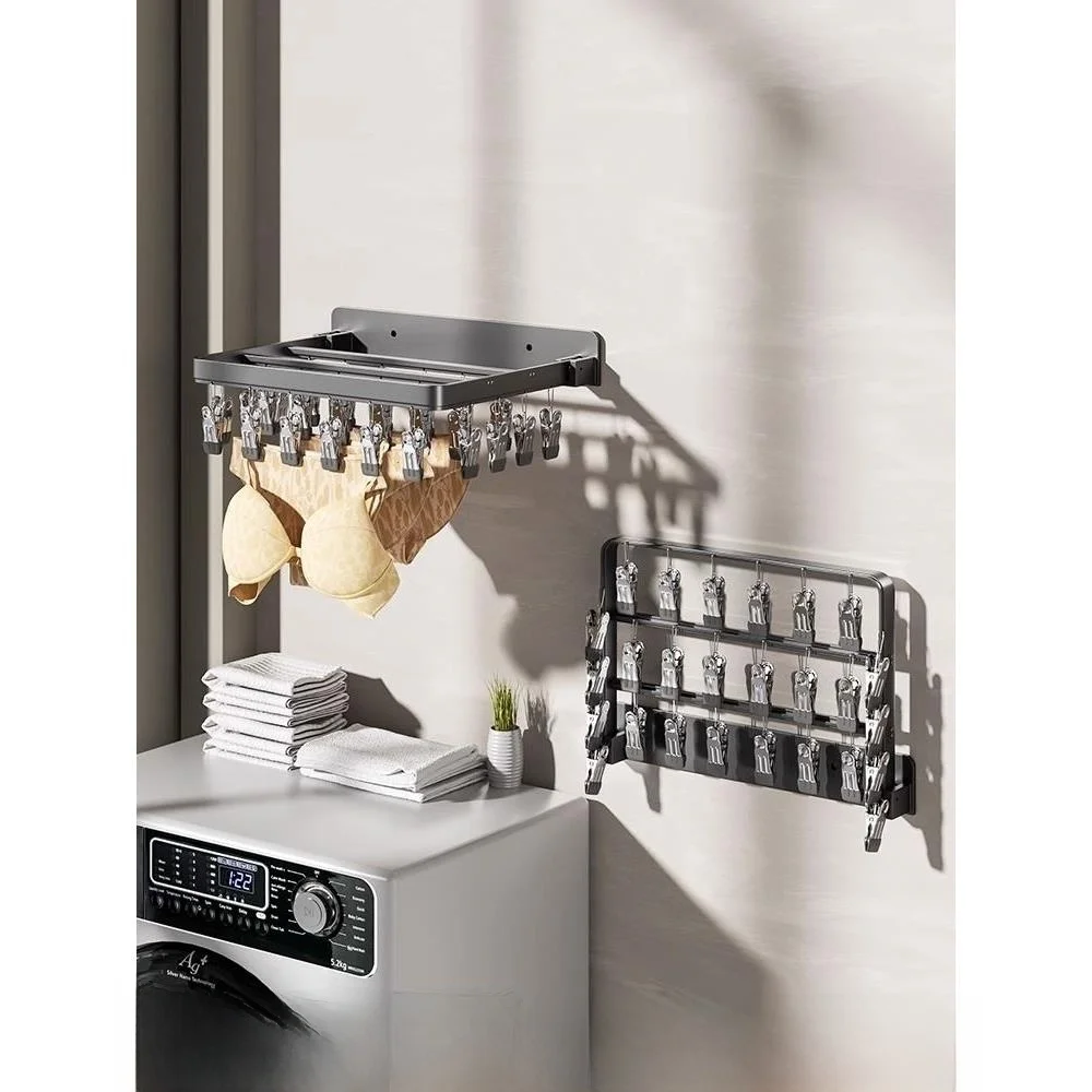 

Многофункциональная сушилка для белья Sos Drng Ra, не требующая сверления, для нижнего белья и Sos, креативный дизайн, материал ABS