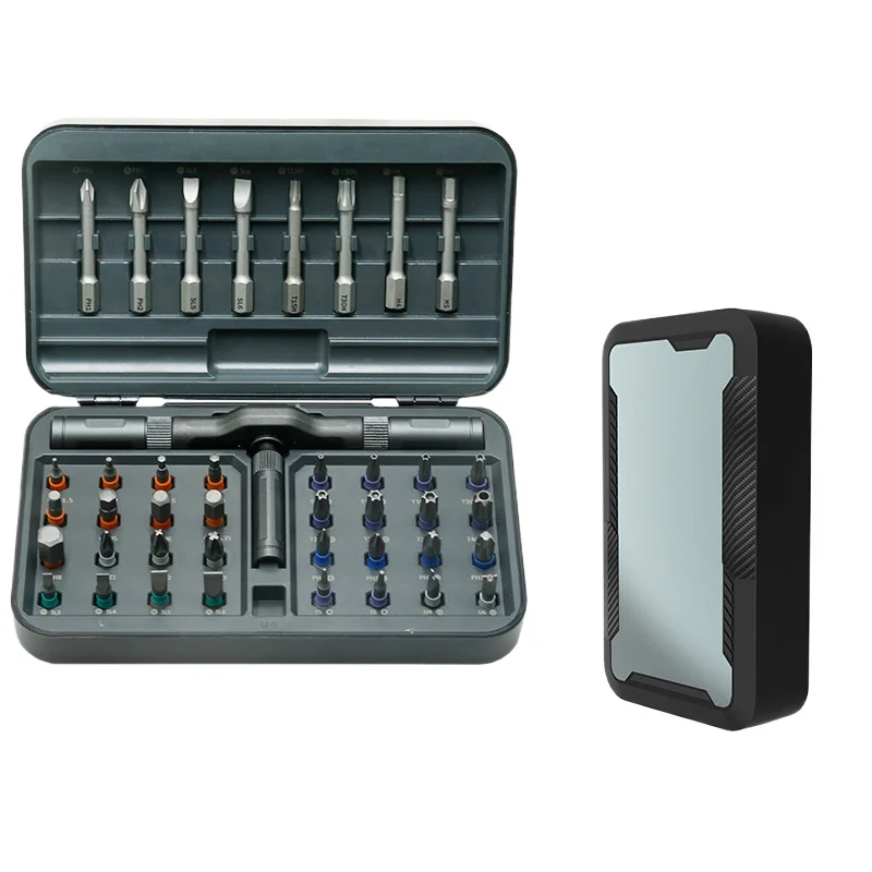 

42pcs Ratchet Screwdriver Set, High Hardness Alloy Steel Bit Kit, 1/4" Hex Drive Screwdriver Portable Hand Tool for Home Repair