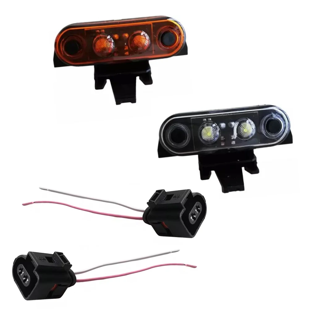 

For Volvo FH FM FH12 FH16 FM12 Car Exterior Roof Lights+2Pin Connector