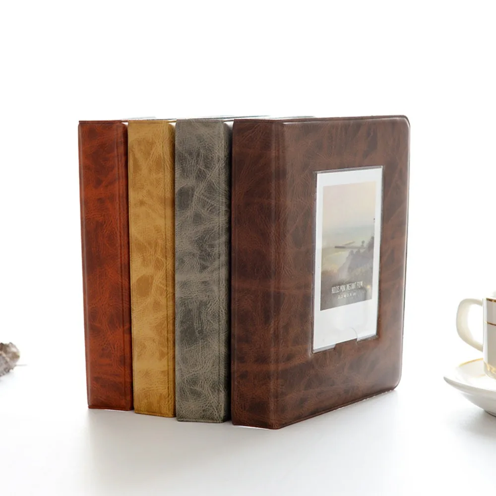 Retro 3 Inches 64 Pockets Picture Case Storage Photo Album Mini Instant Album For Fujifilm Instax Mini 11 9 8 7s 90 70 LiPlay