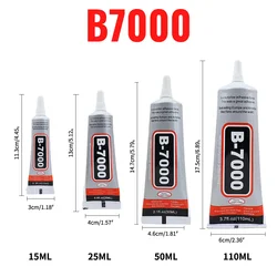 B-7000 Clear Contact Telefoonreparatielijm Multifunctioneel B7000 Lijm DIY Glas Plastic met Precisiepplicator 15/25/50/110ML