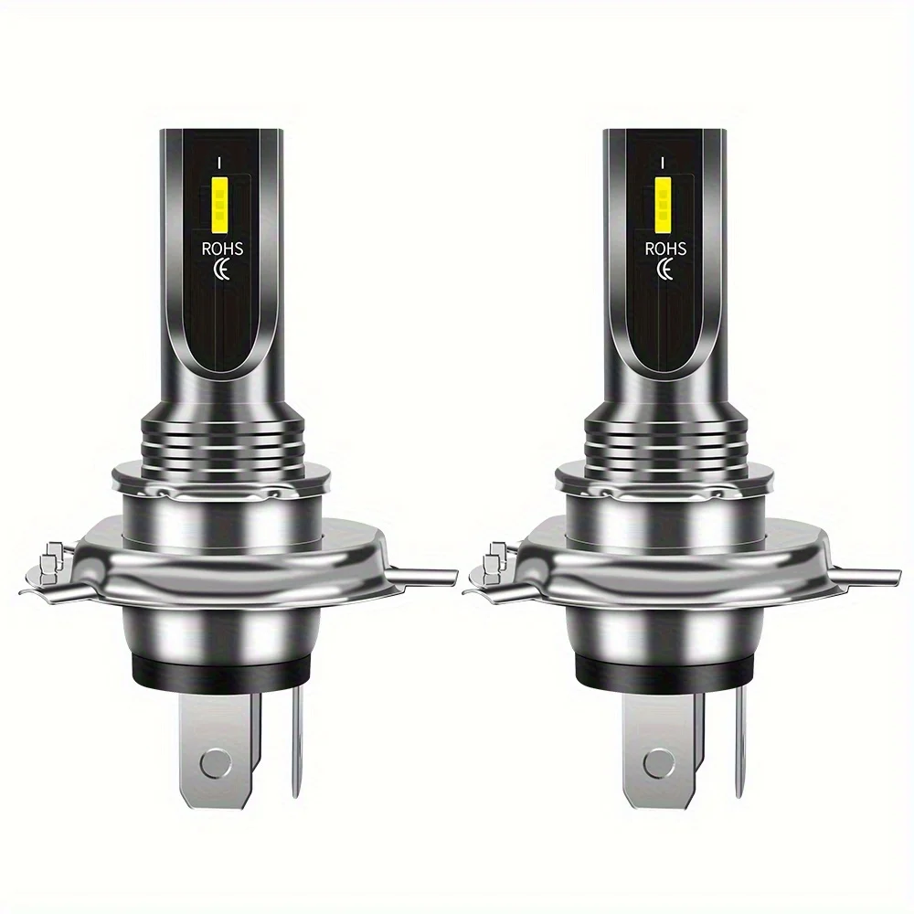 2x16000lm H4 9003 HB2 LED Combination LED Fog Driver Bulb Kit Super Bright 6000K White motorcycle headlight fog light 1860,