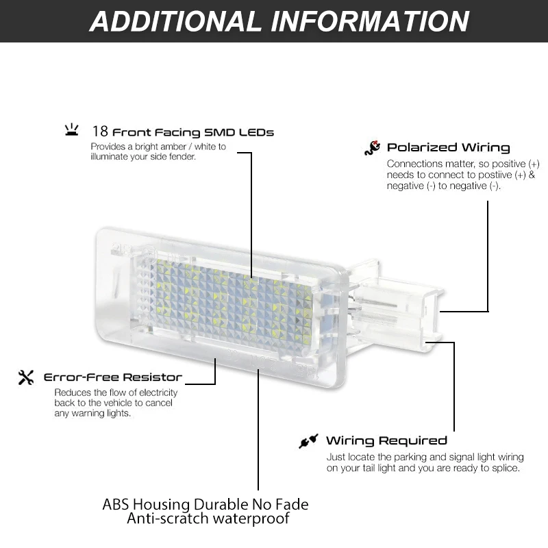 Luces Led para matrícula trasera, 2 uds., para Renault Captur Kaptur Espace Fluence Scenic Latitude Laguna Modus Zoe Dacia Duster Lodgy