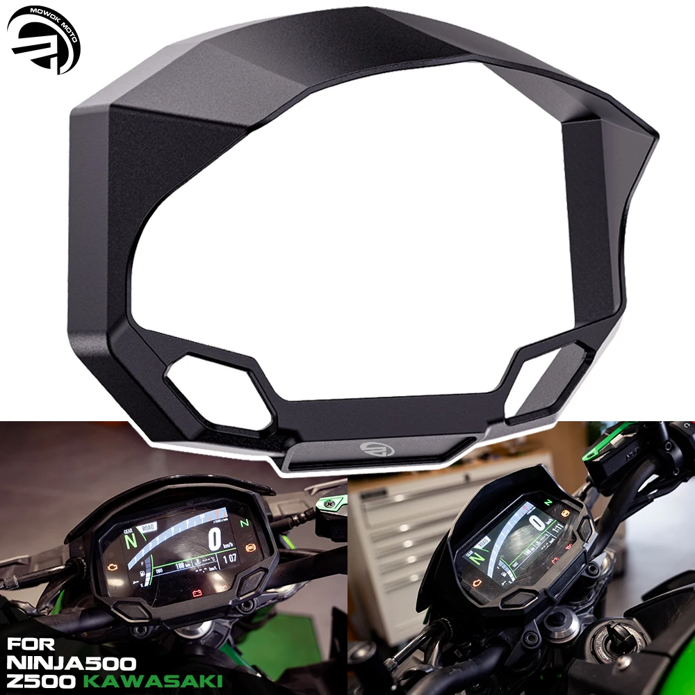 

For Kawasaki Ninja500 Z500 Ninja 500 Z 500 SE 2024 2025 Motorcycle Accessories Sun Visor Meter Cover Guard Screen Flim Protector