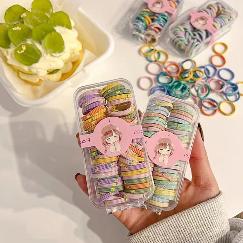 Children\'s High-Elasticity Does Not Hurt Hair Rubber Band High-Value Cute Baby Hair Ring Princess Headwear Wholesale