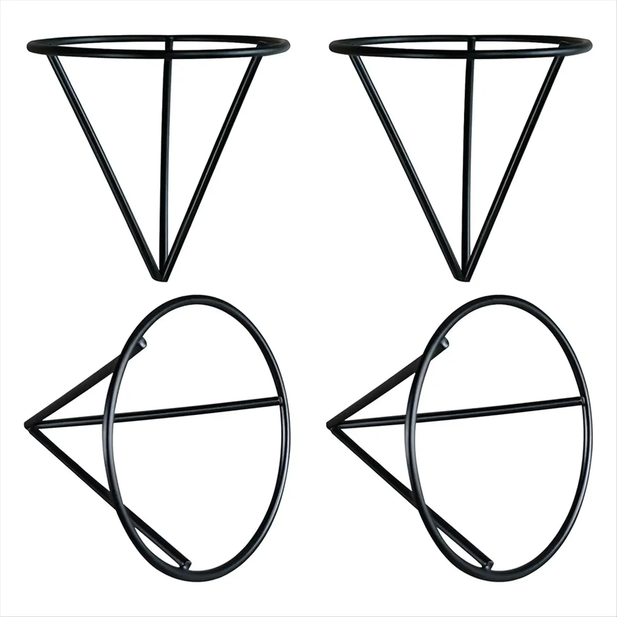 A45I 4 Pieces Avocado Seed Growing Metal Stand for 3.15 Inch Wide Cup Root Seed Growing Stand Triangle Metal Stand for Seeds