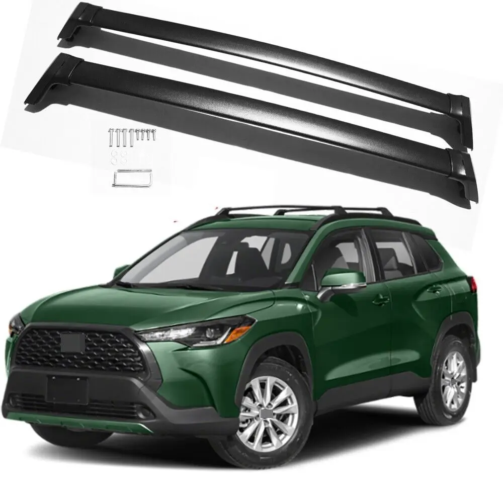 High Quality Aluminum 2PCS Crossbar Cross Bar Fits For Toyota Corolla Cross 2022-2024 Roof Rack Kayak Bars