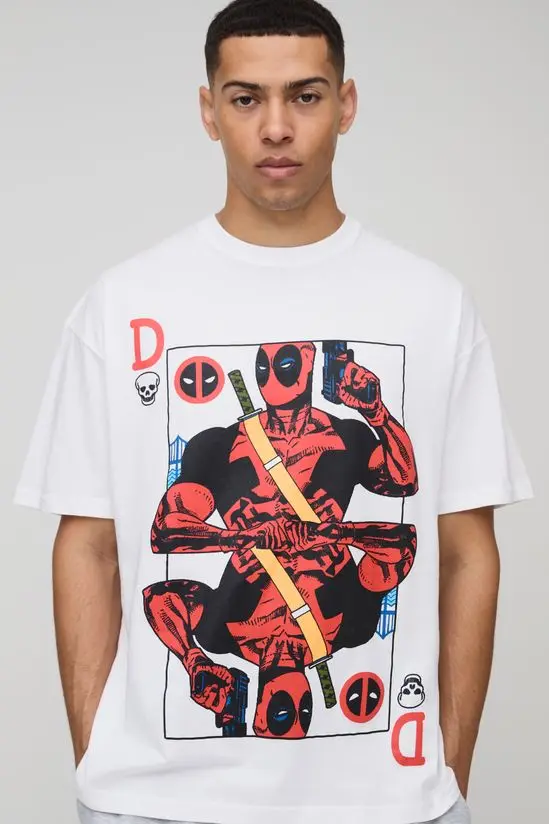 

Deadpool Graphic Printing Summer Autumn Winter Cotton Men's and Women's T-Shirts Short Sleeves Luxury Outdoor Sports Brand