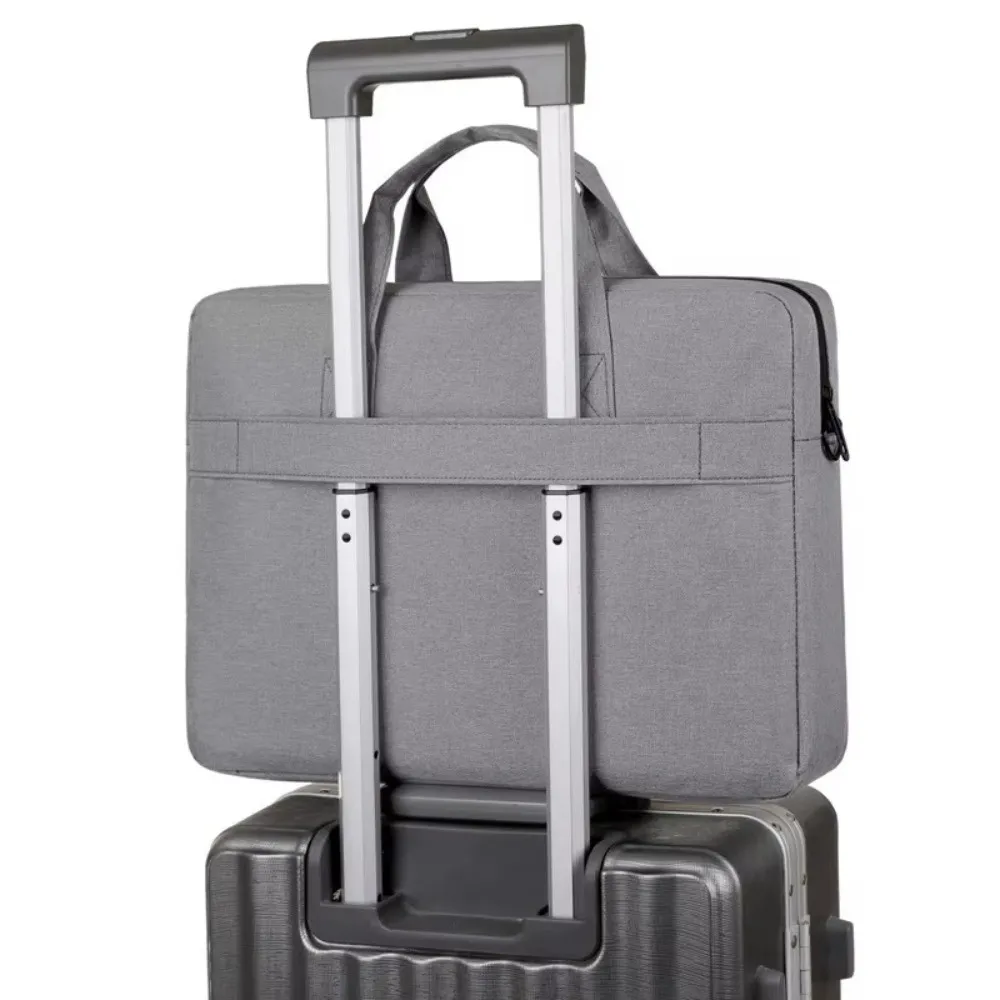 New Large Capacity Laptop Bag Oxford Cloth Inner Bag Storage Laptop Handbag Waterproof Shockproof Single Shoulder Bag