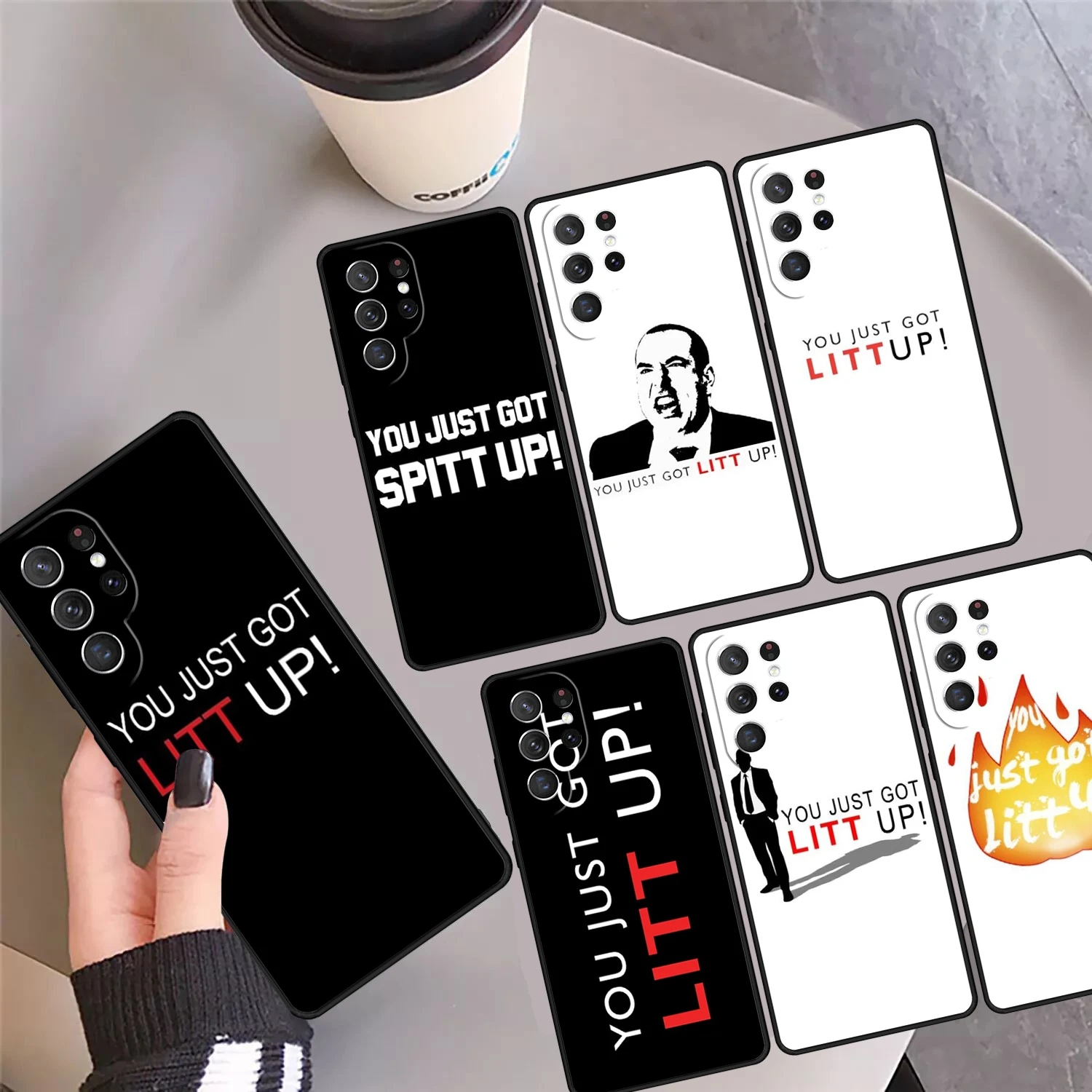 You just got LITT UP Suits Phone Case Cover For Samsung Galaxy S24 Ultra 23 S22 Plus S21fe Lite S20 S8 S9 S10 Note 10 Pro 20