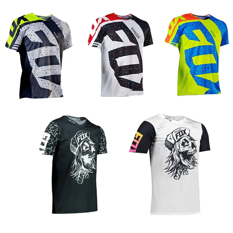 

Motorcycle mountain bike team Breathable downhill jersey mountain bike off-road DH MX motorcycle bike shirt off-road mountain