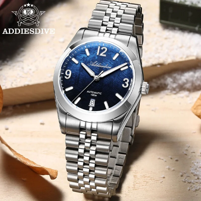 

ADDIESDIVE BGW9 Luminous Men Watch 10Bar Waterproof 316L Steel AD2547 Sapphire Crystal Japanese 8215 Automatic Mechanical Watch