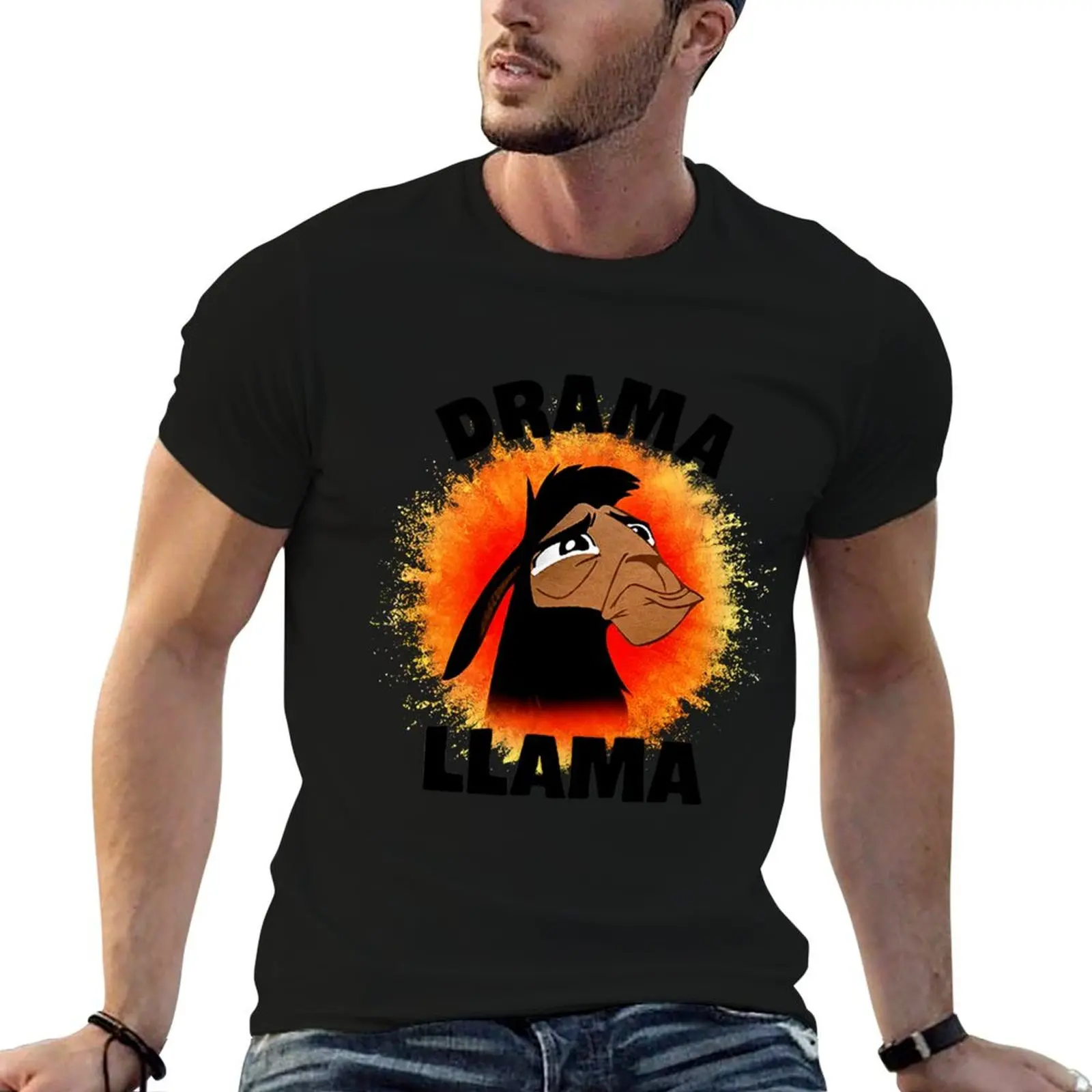 The Emperorrsquos New Groove Kuzco Llama Drama Llama, Summer Fashion, Trending T-Shirt Stylish Graphic Short Sleeve Top