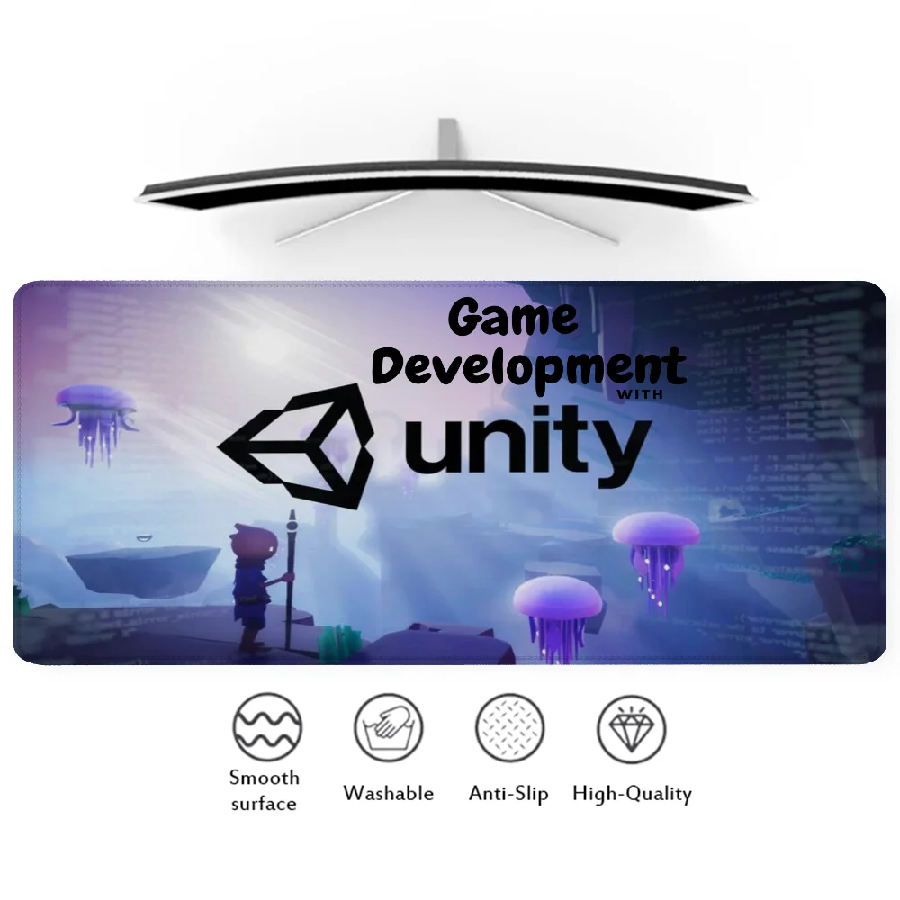 Large Xxl Mouse Pad Desk Mat Gaming Mats U-Unity Computer Offices Keyboard Pc Cabinet Mousepad Gamer Accessories 900x400 Carpet